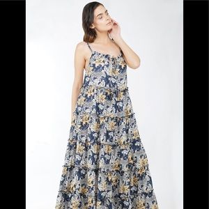 America & Beyond multi tier Sun dress